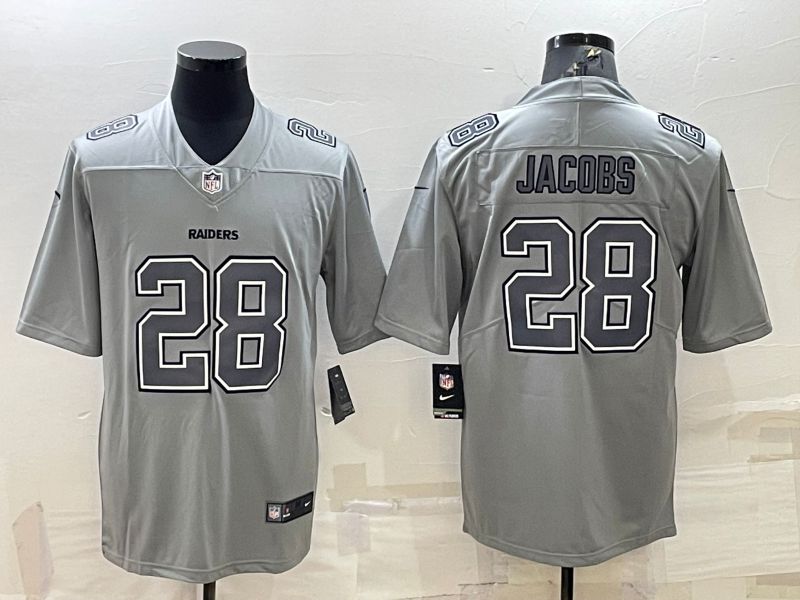 Men Oakland Raiders #28 Jacobs Grey 2022 Nike Limited Vapor Untouchable NFL Jerseys->oakland raiders->NFL Jersey